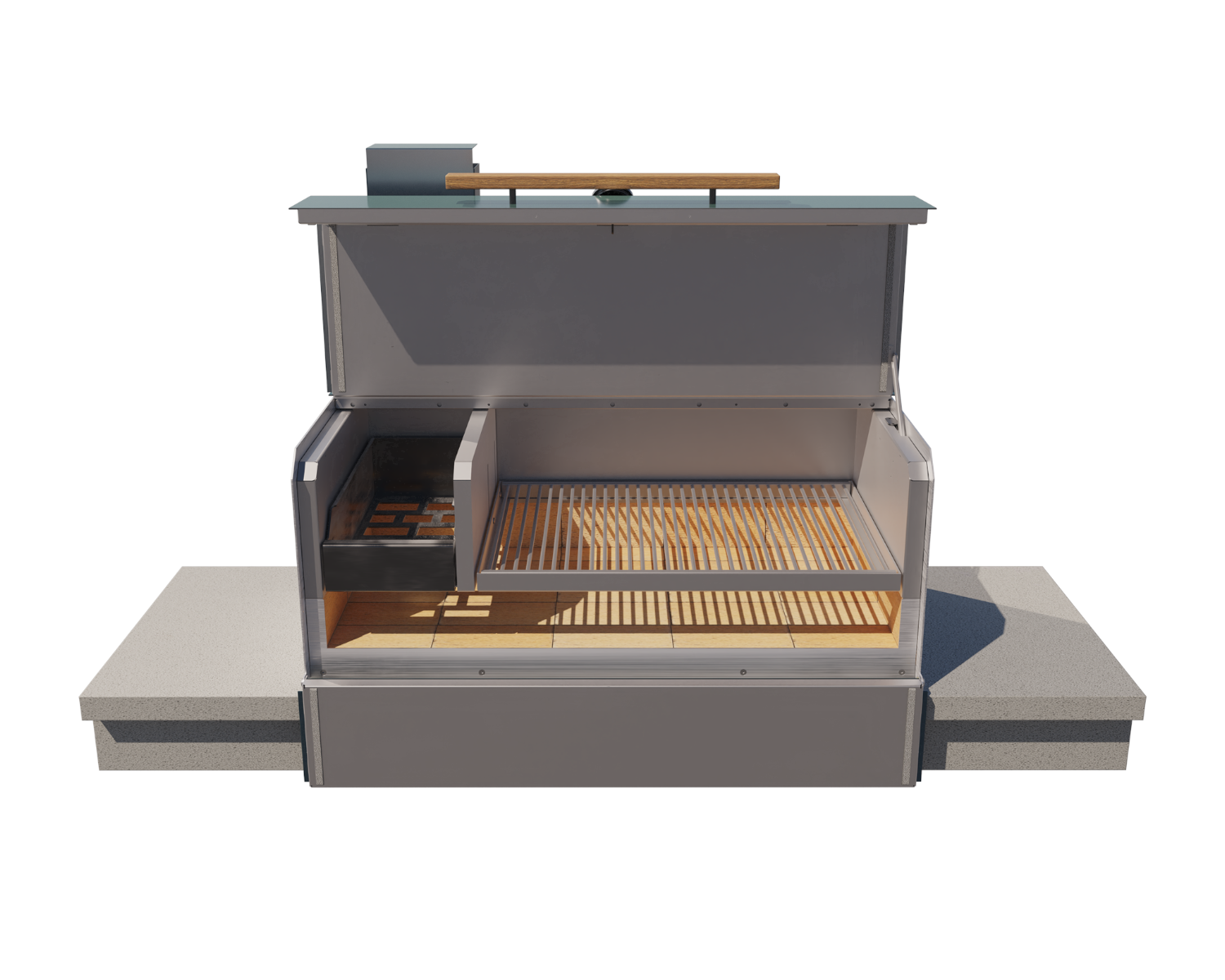 Grill Oven Front Open